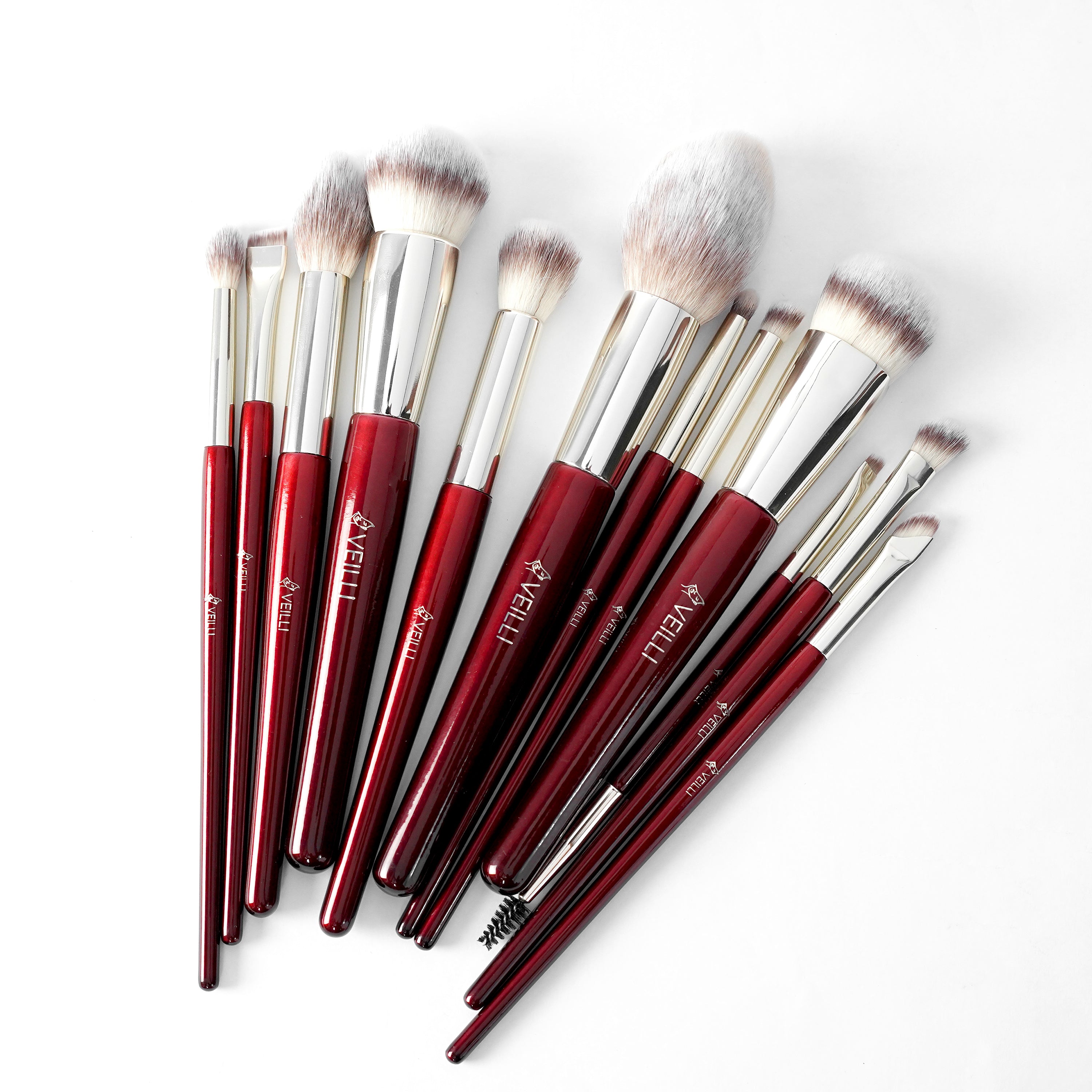 Veilli 12 Pcs Complete Makeup Brush Set – Beginner-Friendly, Professional in Results