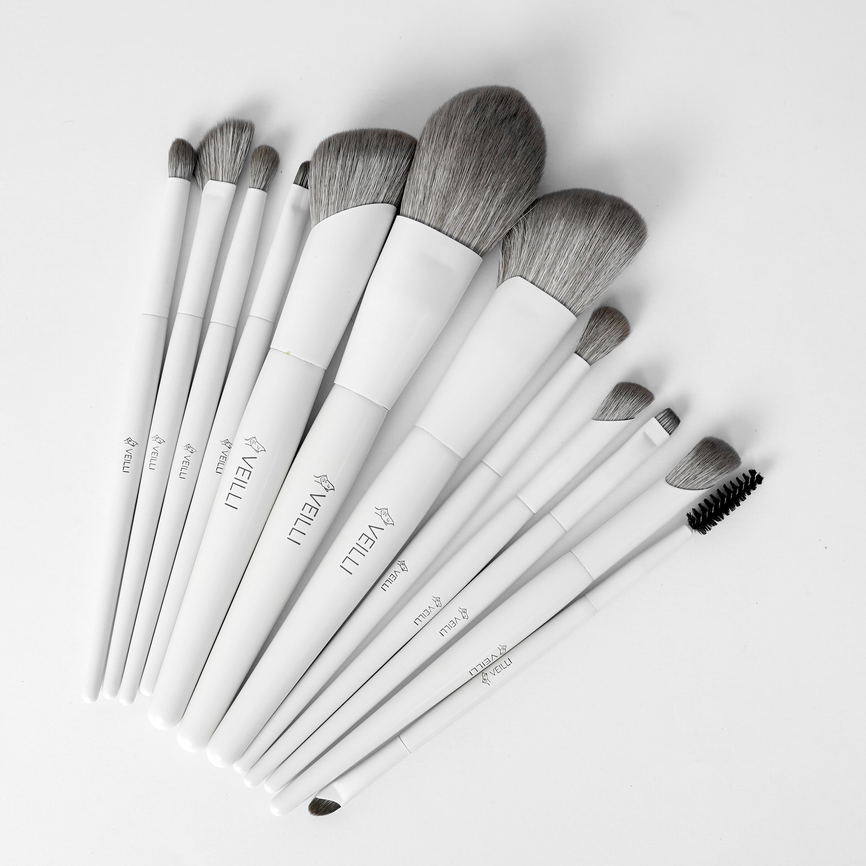 Veilli 12 Pcs Professional Makeup Brush Set – Designed for Makeup Artists