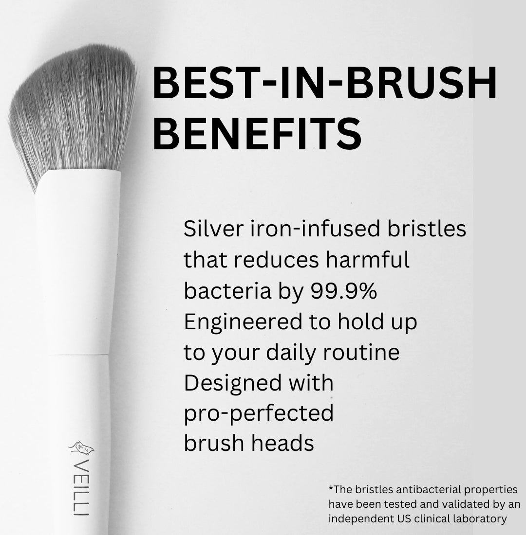 Veilli 12 Pcs Professional Makeup Brush Set – Designed for Makeup Artists